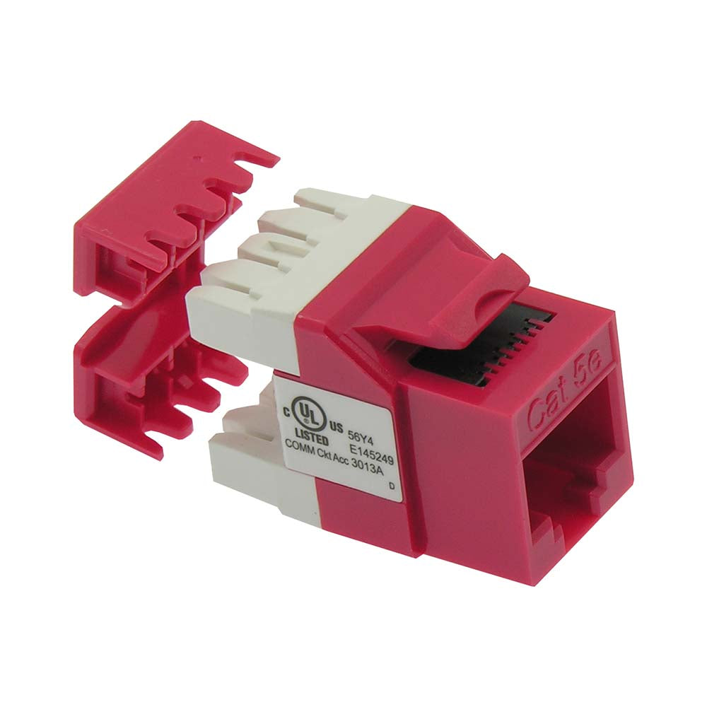 CAT5E RJ45 110 Type 180° Keystone Jack CAT5E RJ45 110 Type 180° Keystone Jack
